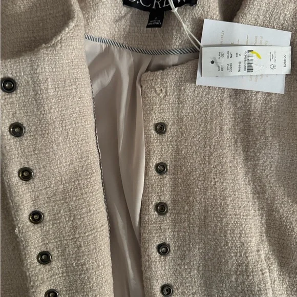 J. Crew Women's Cream Lady Jacket - Picture 4 of 5